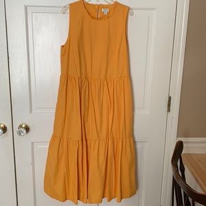 J Crew tiered cotton dress